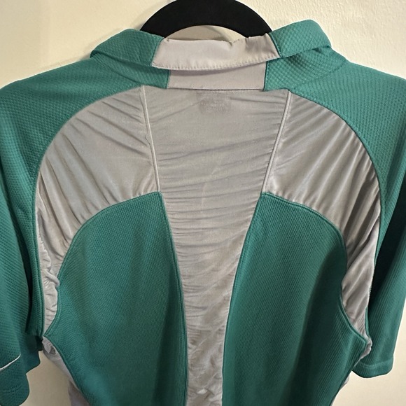 Men's Nike Sphere React Green and Gray Collared Golf Shirt Size Extra Large - Picture 5 of 5